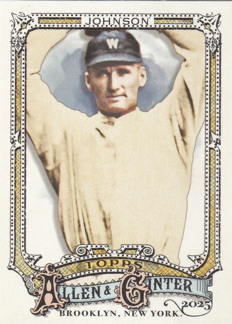 2025 Topps Allen & Ginter SP #332 Walter Johnson Washington Nationals