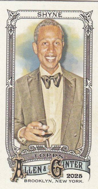 2025 Topps Allen & Ginter Mini A&G Back #262 Shyne Rapper