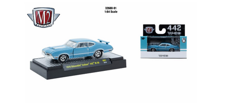 M2 Machines 1:64 Detroit Muscle R91 1970 Oldsmobile Cutlass 442 W-30