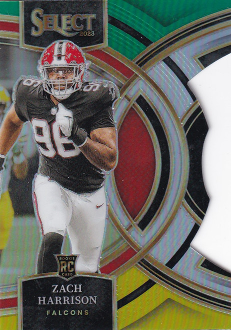 2023 SELECT #120 ZACH HARRISON SILVER DIE CUT- ATLANTA FALCONS