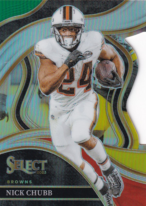 2023 SELECT #229 NICK CHUBB SILVER DIE CUT- CLEVELAND BROWNS