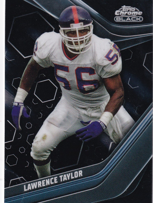 2024 TOPPS CHROME BLACK #135 LAWRENCE TAYLOR- NEW YORK GIANTS