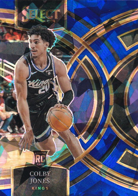 2023-24 SELECT #132 COLBY JONES CRACKED ICE- SACRAMENTO KINGS