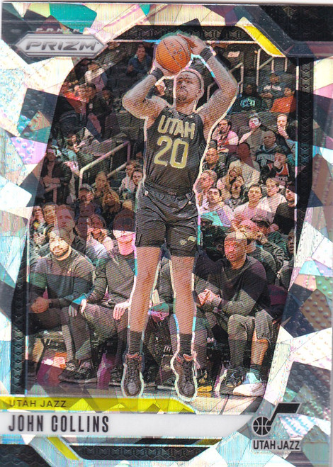 2024-25 PRIZM #220 JOHN COLLINS CRACKED ICE- UTAH JAZZ