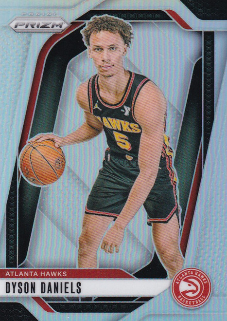 2024-25 PRIZM #122 DYSON DANIELS REFRACTOR- ATLANTA HAWKS