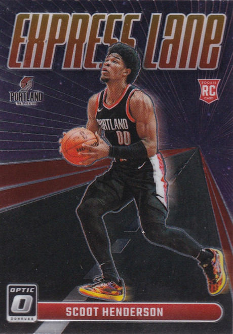 2023-24 DONRUSS OPTIC #14 SCOOT HENDERSON EXPRESS LANE- PORTLAND TRAIL BLAZZERS