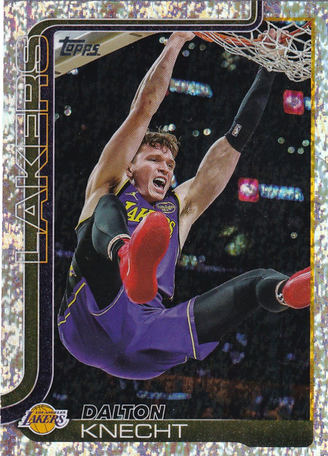 2025 TOPPS #153 DALTON KNECHT FOIL- LOS ANGELES LAKERS