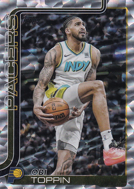 2025 TOPPS #51 OBI TOPPIN DIAMONTE- INDIANA PACERS
