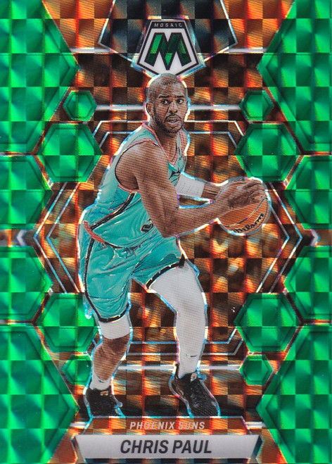 2022-23 MOSAIC #77 CHRIS PAUL REACTIVE GREEN- PHOENIX SUNS
