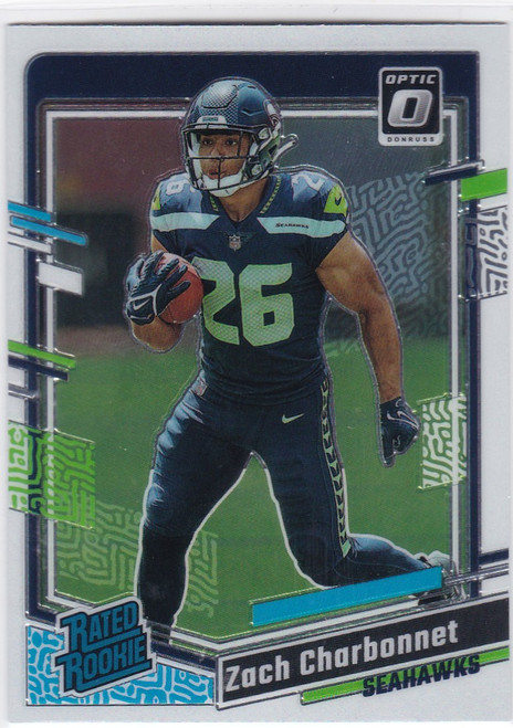2023 Panini Donruss Optic #294 Zach Charbonnet RC Seattle Seahawks