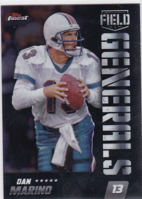2024 Topps Finest #FG-5 Dan Marino Field General Miami Dolphins