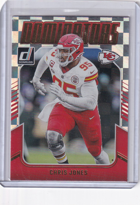 2024 Panini Donruss Dominators #12 Chris Jones - Kansas City Chiefs