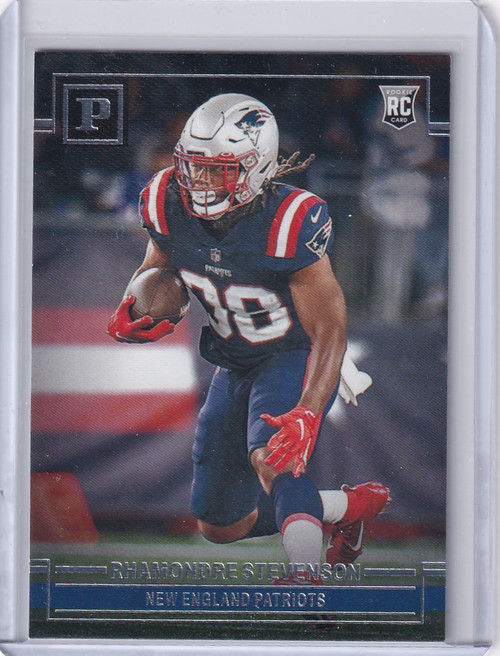 2021 Panini Chronicles #PA-18 Rhamondre Stevenson- New England Patriots