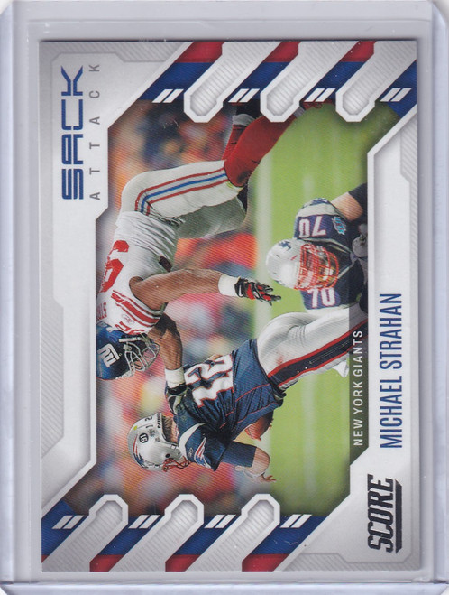 2022 Panini Score Sack Attack #SA-MS Michael Strahan - New York Giants