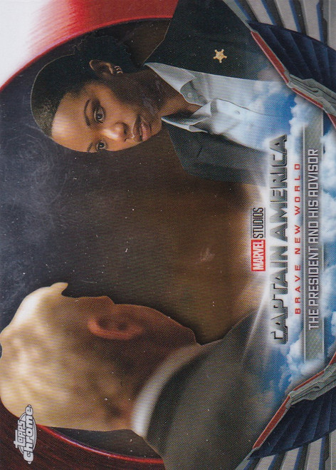 2025 Topps Chrome Marvel Captian America Brave New World #BNW-15 The President