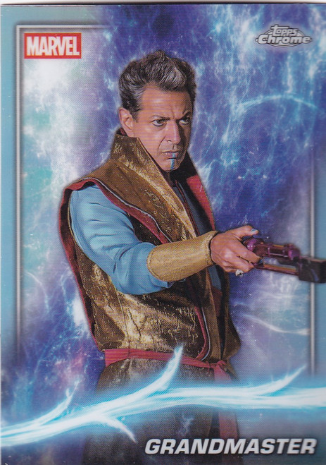 2025 Topps Chrome Marvel Refractor #75 Grandmaster - Thor: Ragnarok