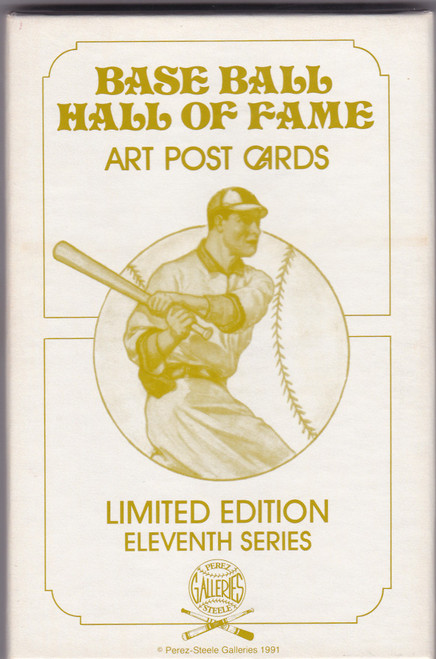 1991 PEREZ STEELE GALLERIES BASEBALL HALL OF FAME ART POST CARDS ELEVENTH SERIES