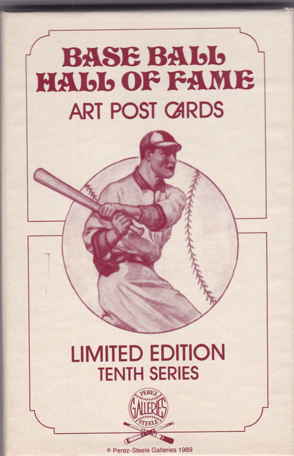 1989 PEREZ STEELE GALLERIES BASEBALL HALL OF FAME ART POST CARDS  TENTH SERIES