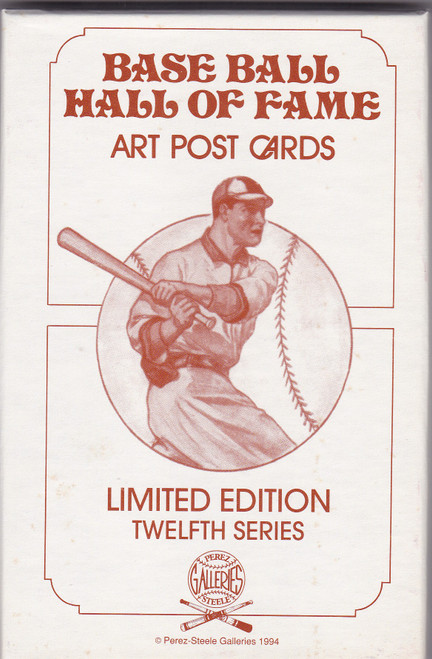 1994 PEREZ STEELE GALLERIES BASEBALL HALL OF FAME ART POST CARDS TWELFTH SERIES