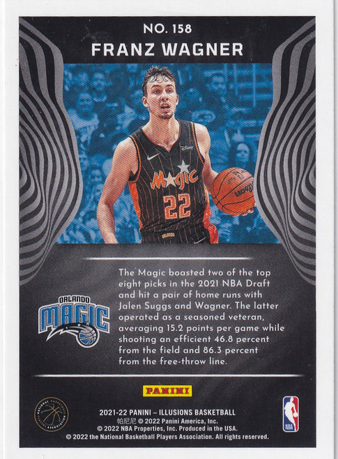 2021-22 ILLUSIONS #158 FRANZ WAGNER- ORLANDO MAGIC
