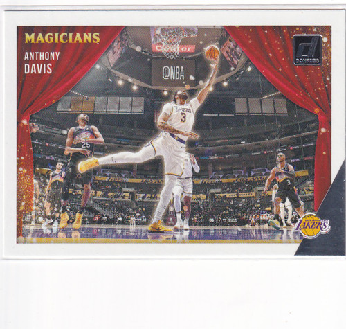 2021-22 DONRUSS #4 ANTHONY DAVIS MAGICIANS- LOS ANGELES LAKERS