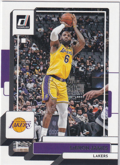 2022-23 DONRUSS #128 LEBRON JAMES- LOS ANGELES LAKERS