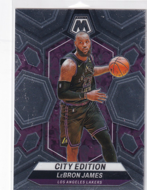 2023-24 MOSAIC #278 LEBRON JAMES CITY EDITION- LOS ANGELES LAKERS