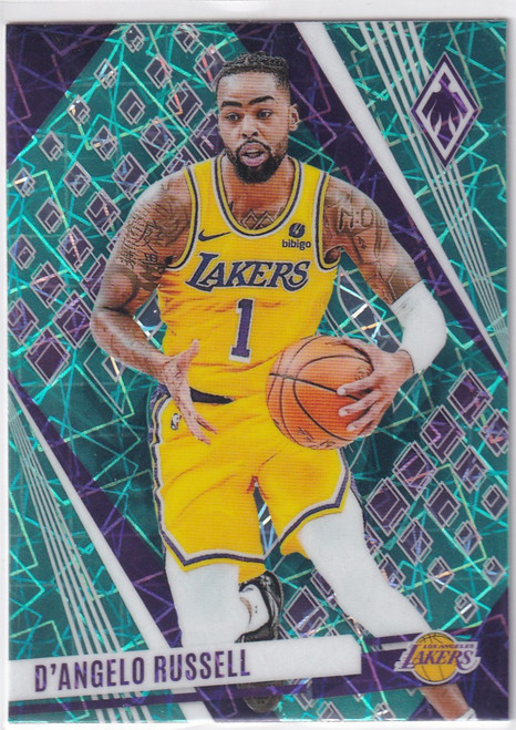 2023-24 PHOENIX #136 DANGELO RUSSELL TEAL VELOCITY- LOS ANGELES LAKERS
