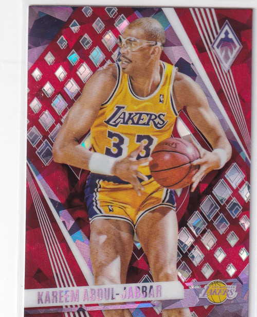 2023-24 PHOENIX #52 KAREEM ABDUL JABAR CRACKED ICE- LOS ANGELES LAKERS