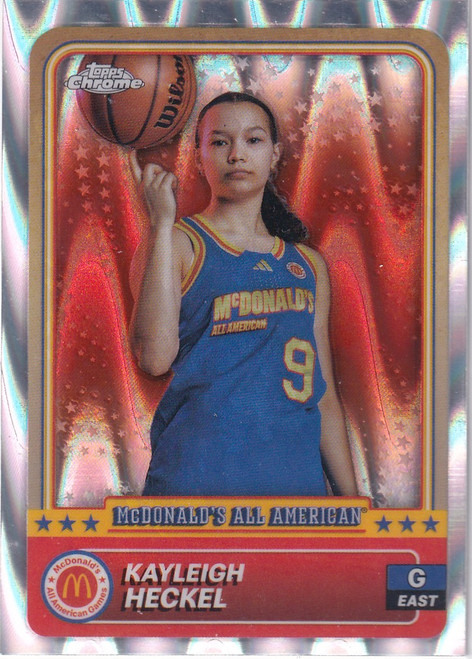 2024 TOPPS CHROME #54 KAYLEIGH HECKEL RAY WAVE- UCONN HUSKIES