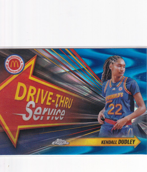 2024 TOPPS CHROME #DTS-KED KENDALL DUDLEY DRIVE THROUGH BLUE- MICHIGAN