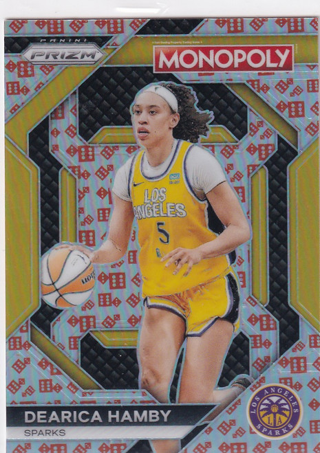 2024 WNBA MONOPOLY PRIZM #WNBA23 DEARCIA HAMBY DICE SP- LOS ANGELES SPARKS
