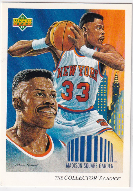 1992 UPPER DECK #6 PATRICK EWING MADISON SQUARE GARDEN- NEW YORK KNICKS
