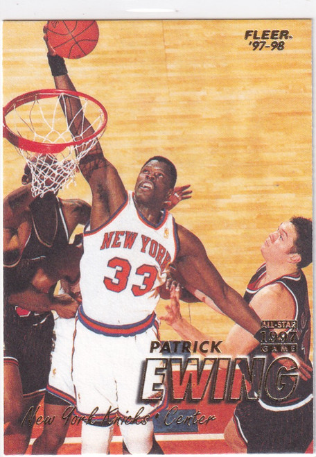 1997 FLEER #103 PATRICK EWING- NEW YORK KNICKS