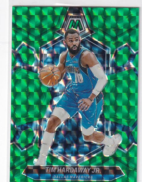 2023-24 MOSAIC #162 TIM HARDAWAY JR GREEN REACTIVE- DALLAS MAVERICKS