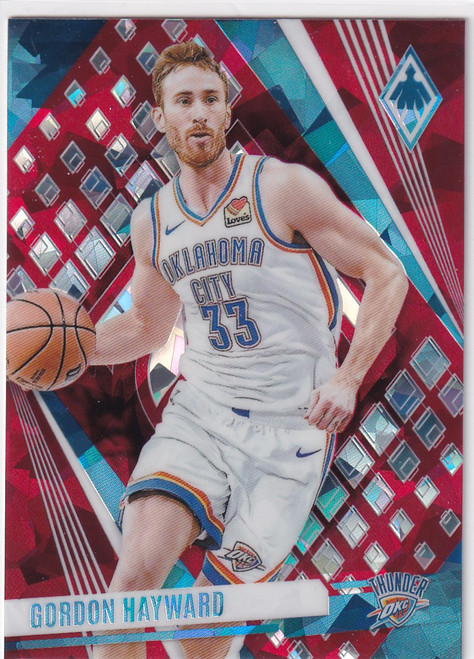 2023-24 PHOENIX #15 GORDON HAYWARD RED CRACKED ICE- OKLAHOMA CITY THUNDER