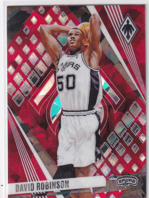 2023-24 PHOENIX #160 DAVID ROBINSON RED CRACKED ICE- SAN ANTONIO SPURS
