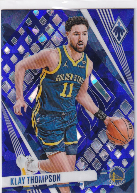 2023-24 PHOENIX #164 KLAY THOMPSON BLUE CRACKED ICE- GOLDEN STATE WARRIORS