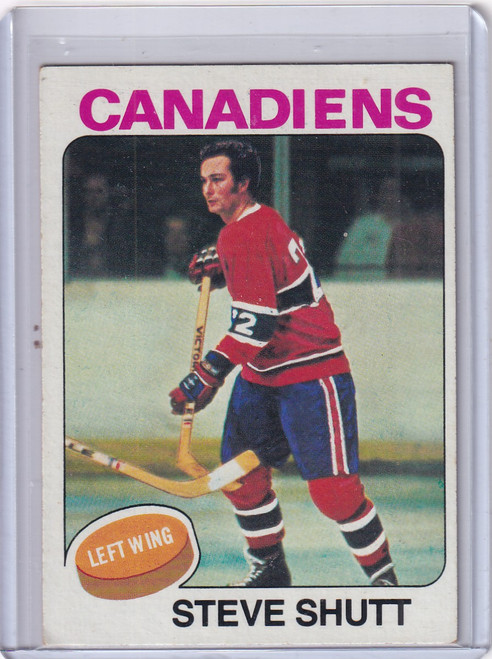 1975-76 Topps Hockey #181 Steve Shutt - Montreal Canadiens