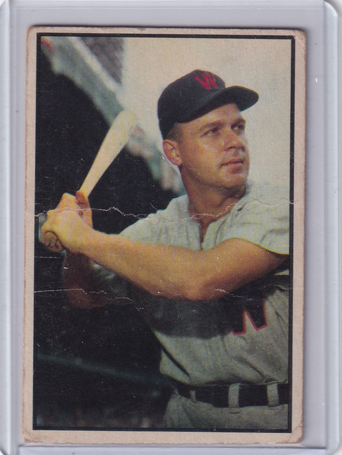 1953 Bowman Color #109 Ken Wood - Washington Senators