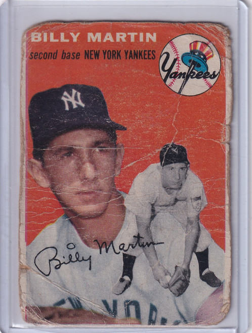 1954 Topps #13 Billy Martin - New York Yankees