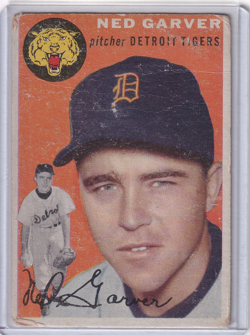 1954 Topps #44 Ned Garver - Detroit Tigers