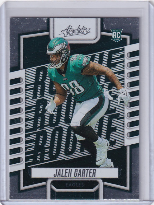 2023 Panini Absolute #107 Jalen Carter - Philadelphia Eagles