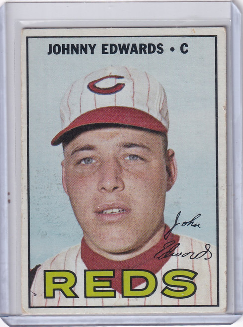 1967 Topps Baseball #202 Johnny Edwards - Cincinnati Reds