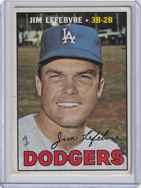 1967 Topps Baseball #260 Jim Lefebvre - Los Angeles Dodgers