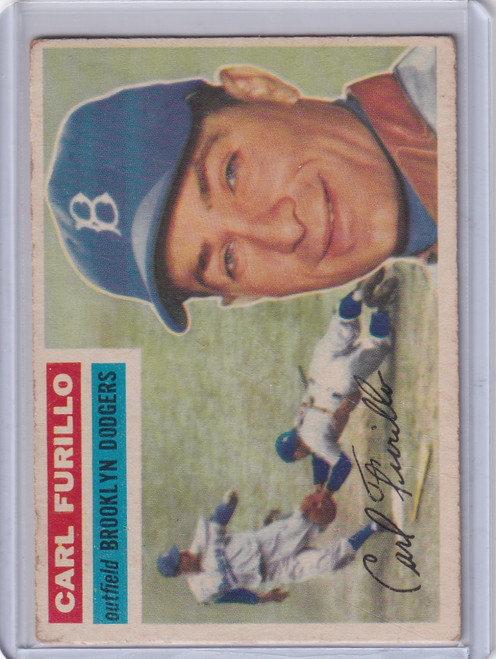 1956 Topps #190 Carl Furillo - Brooklyn Dodgers