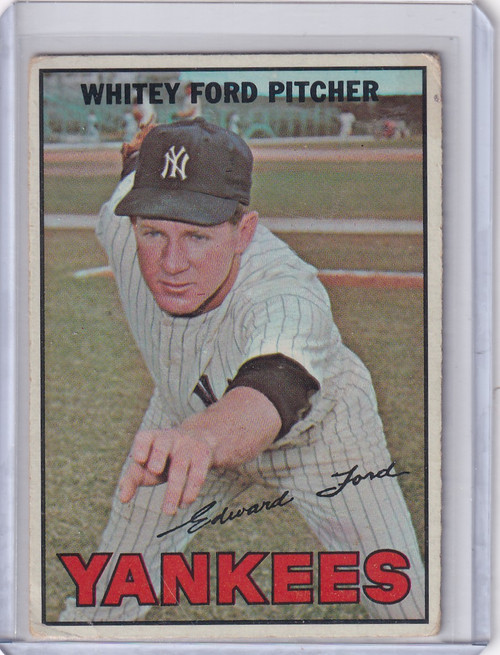 1967 Topps Baseball #5 Whitey Ford - New York Yankees