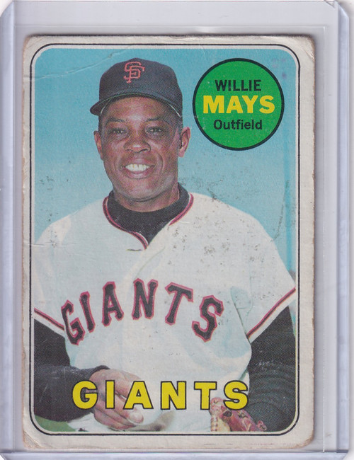 1969 Topps Baseball #190 Willie Mays - San Francisco Giants