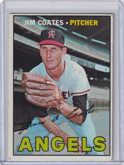 1967 Topps Baseball #401 Jim Coates - California Angels