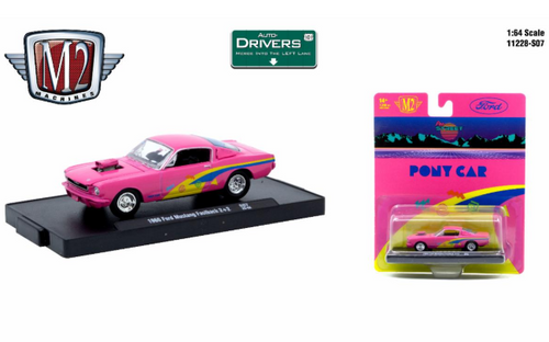 M2 Machines Auto-Drivers 1:64 RS07 1966 Ford Mustang Fastback 2+2